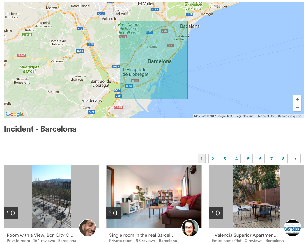 Airbnbはバルセロナで災害支援プログラムを発動した
